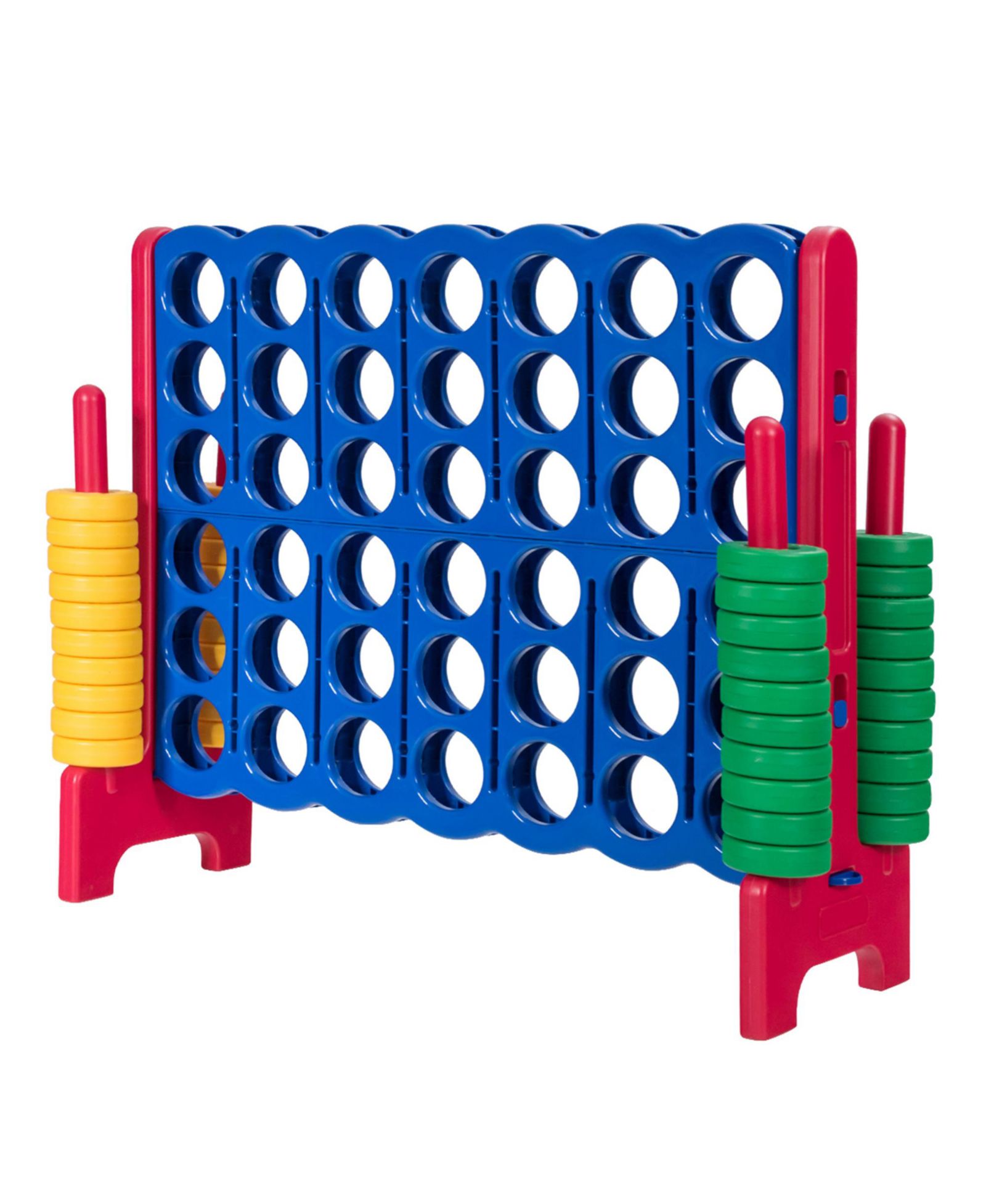 Gymax 4-in-a-Row Giant Board Game, Ages 3+