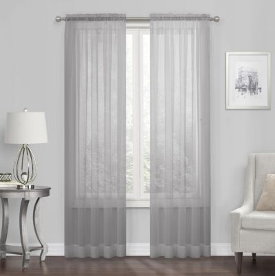 Комплект штор Kate Aurora Living 4-Pack High End Luxe Rod Pocket Sheer Voile