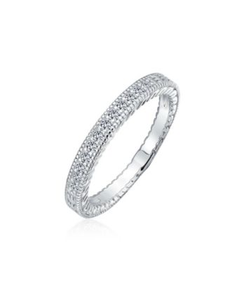 Кольцо Bling Jewelry Pave CZ Cubic Zirconia из серебра 925 пробы