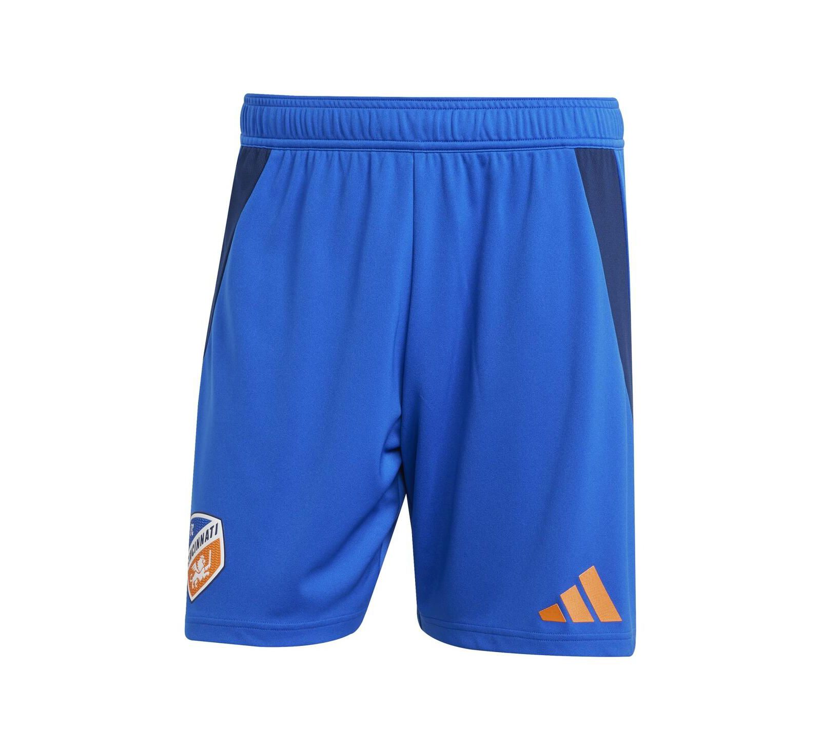 Adidas Men's Blue FC Cincinnati Home 2025 Orange and Blue Legacy Kit Authentic Shorts