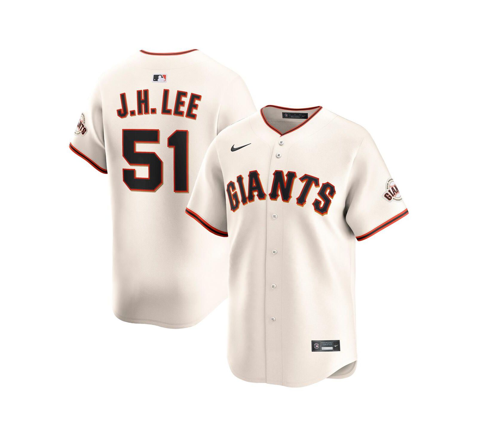 Nike Men's Jung Hoo Lee Cream San Francisco Giants Home Limited Player Jersey