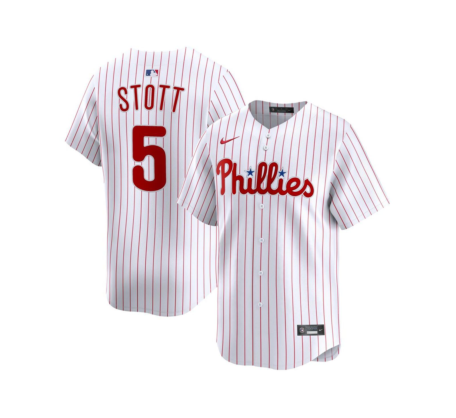 Nike Men's Bryson Stott White Philadelphia Phillies Home Limited Player Jersey