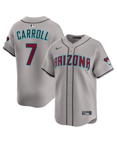 Nike Men's Corbin Carroll Gray Arizona Diamondbacks Alternate Limited Player Jersey