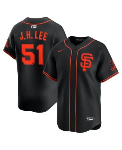 Мужская джерси Nike Jung Hoo Lee San Francisco Giants Alternate Limited Player Black