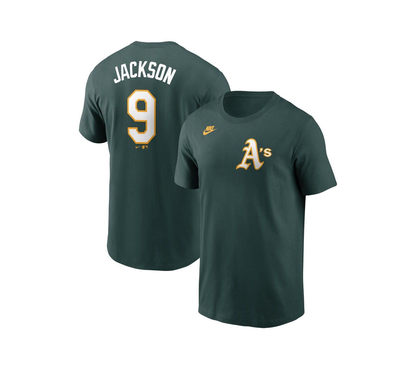 Футболка Nike Men's Reggie Jackson Green Athletics Fuse