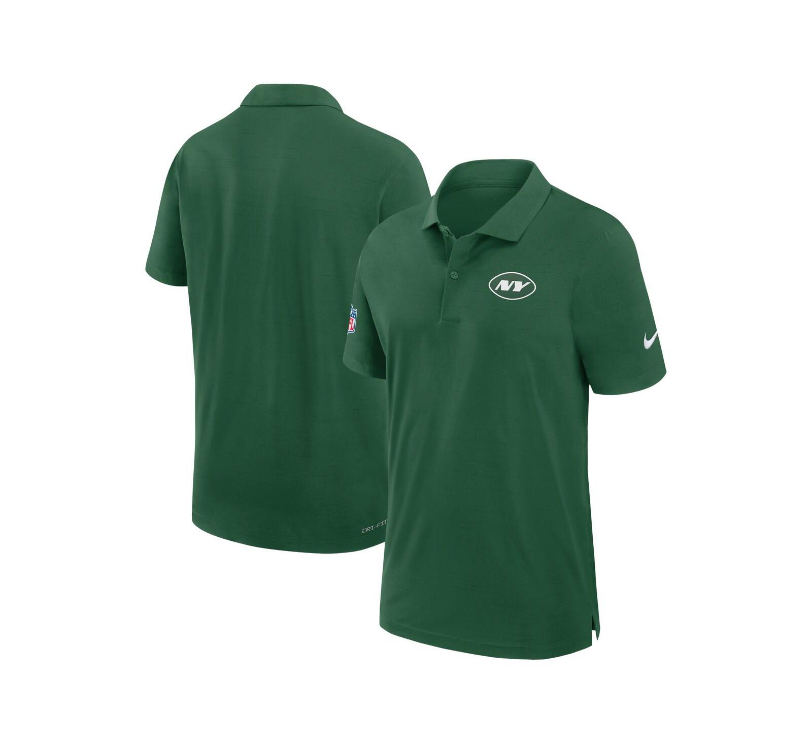 Nike Men's Green New York Jets 2024/25 Sideline Performance Polo Shirt