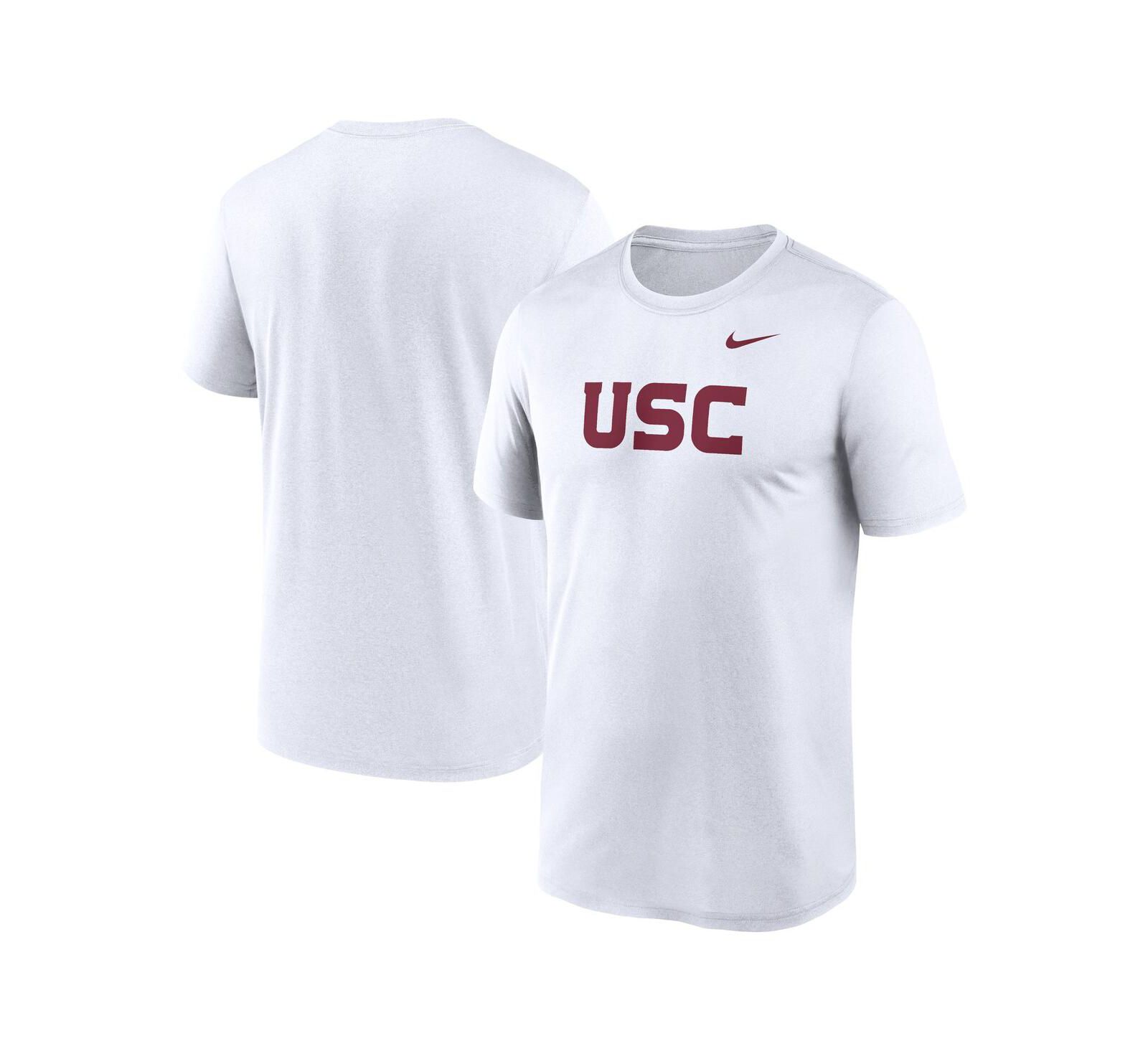 Nike Men's White USC Trojans Primetime Legend Wordmark T-Shirt