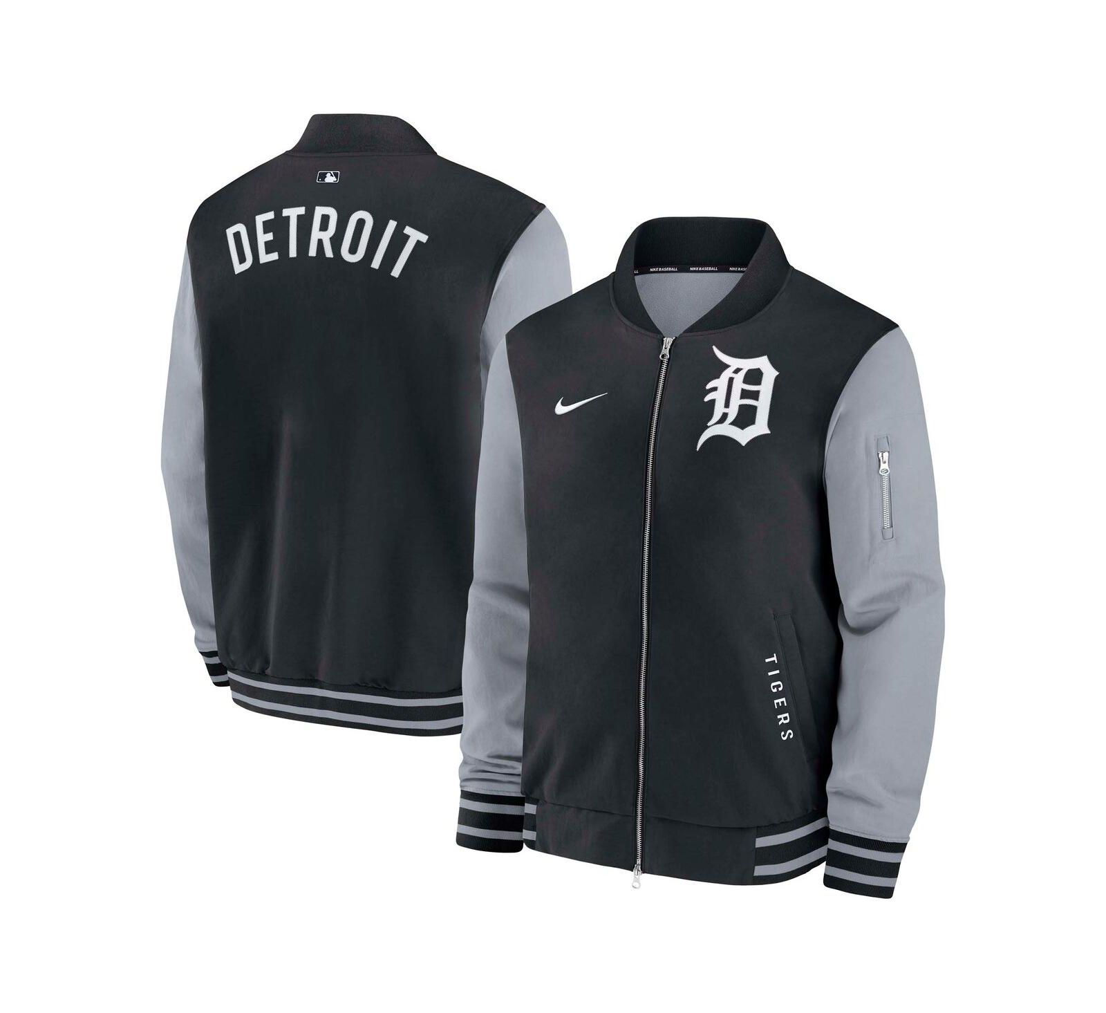 Куртка-бомбер Nike Detroit Tigers Authentic Collection Full-Zip