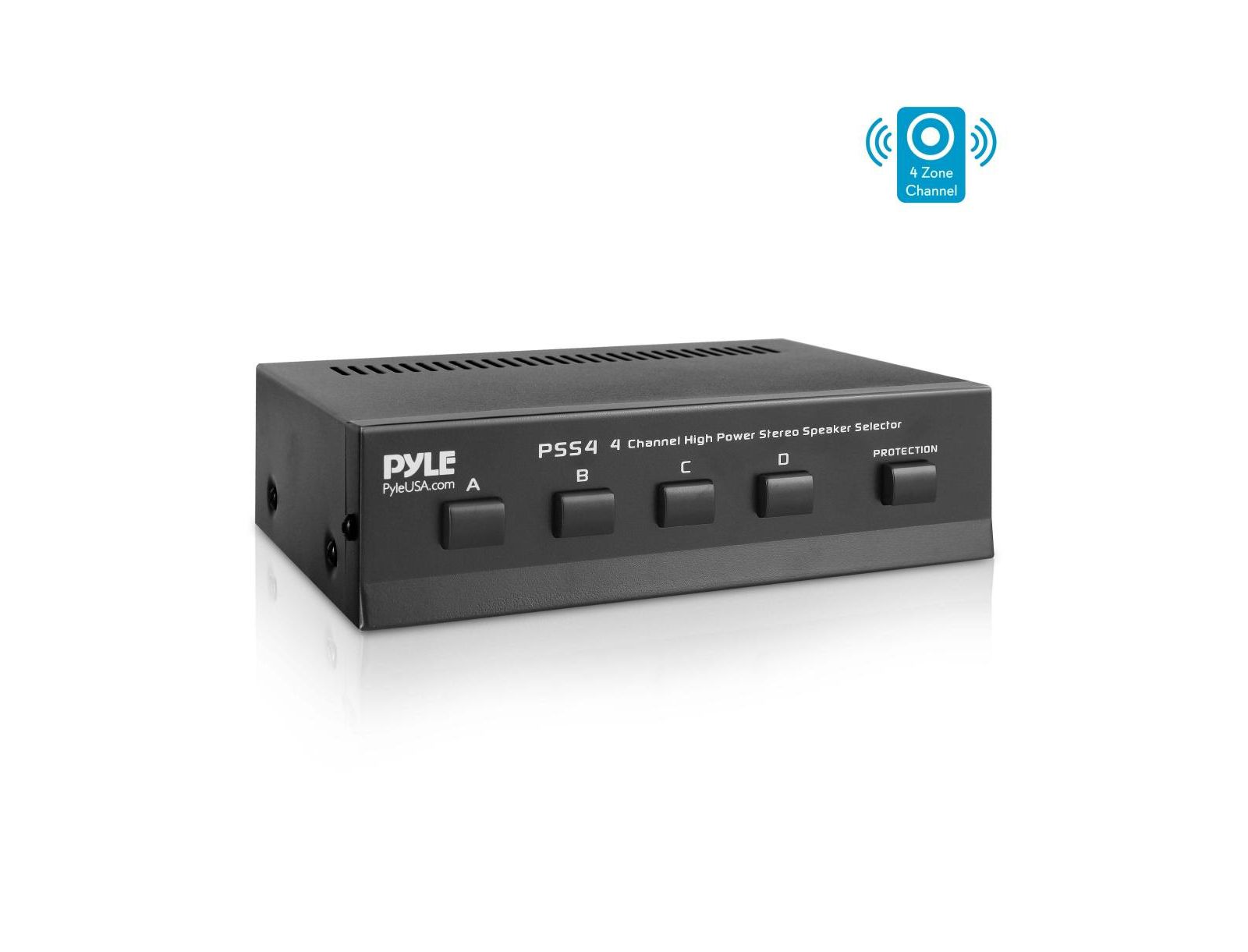 Pyle PSS4 4-Channel Stereo Speaker Selector