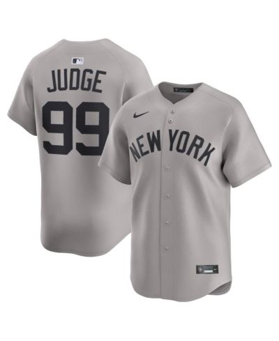 Мужская спортивная джерси Nike Aaron Judge New York Yankees Road Limited Player, серая