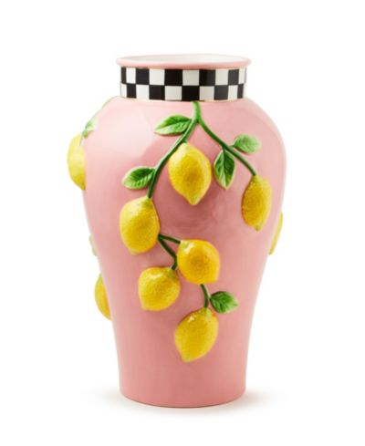 Ваза MacKenzie-Childs Tutti Frutti Lemon