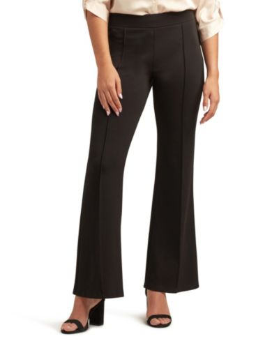 BCX Juniors Seamed Wide-Leg Scuba Pants