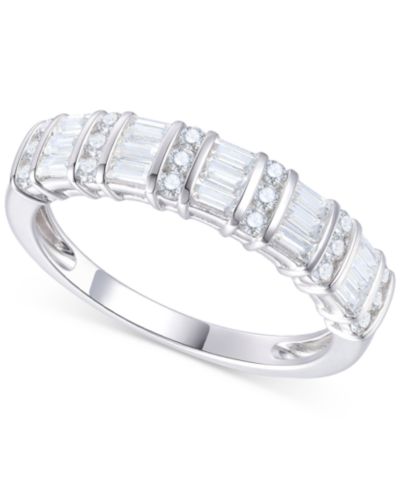 Кольцо с бриллиантами (1/2 ct. t.w.) из белого или желтого золота 14k