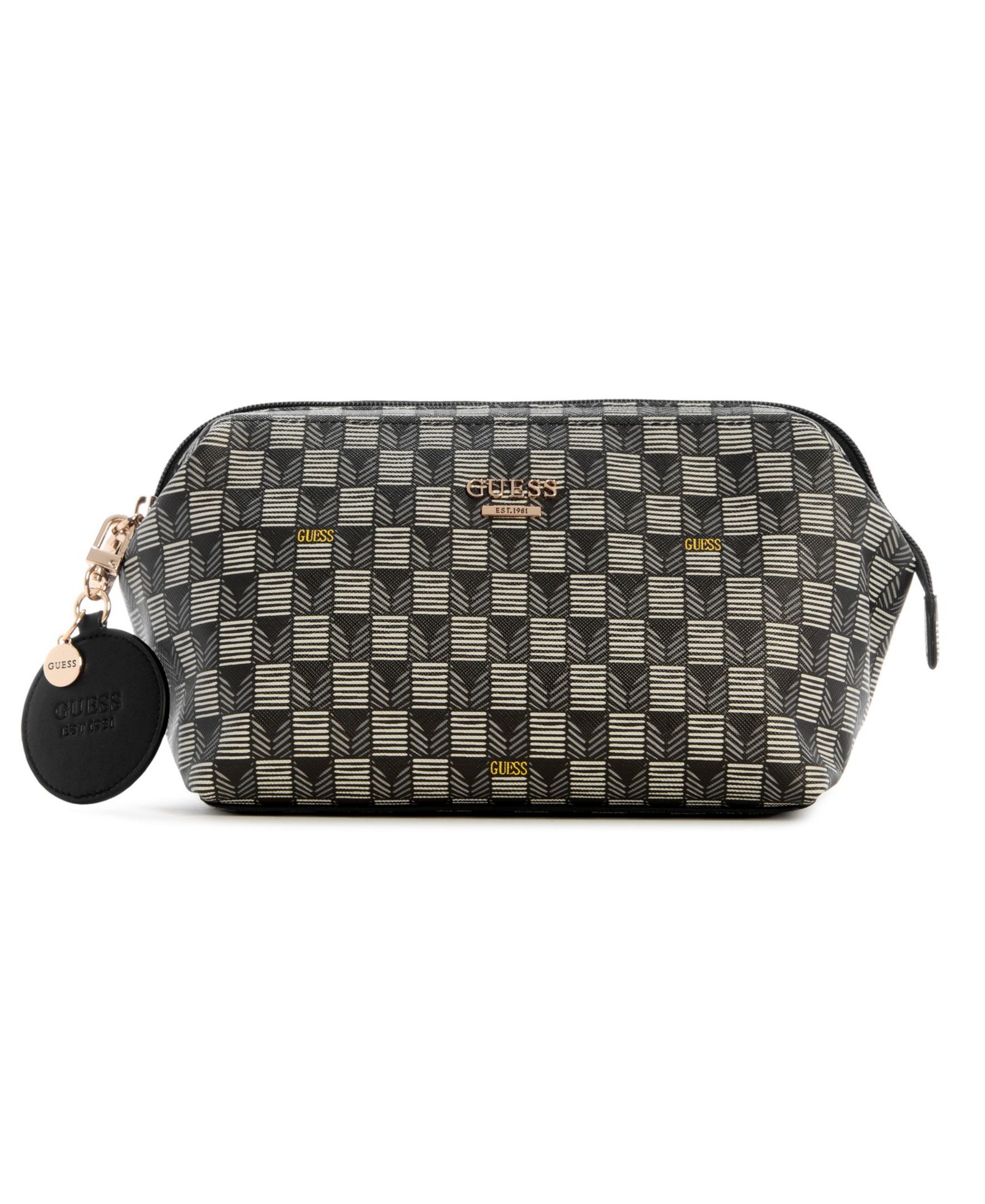 Guess G Wave Logo Zip Around Travel Pouches