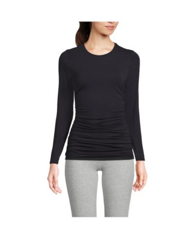 Lands' End Women's Power Performance Long Sleeve Fitted Tee