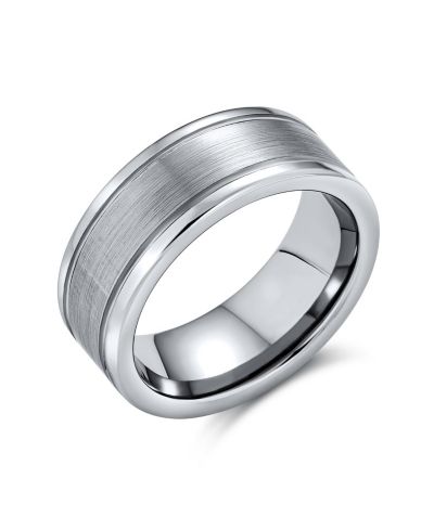 Кольцо Bling Jewelry из титана с матовой отделкой