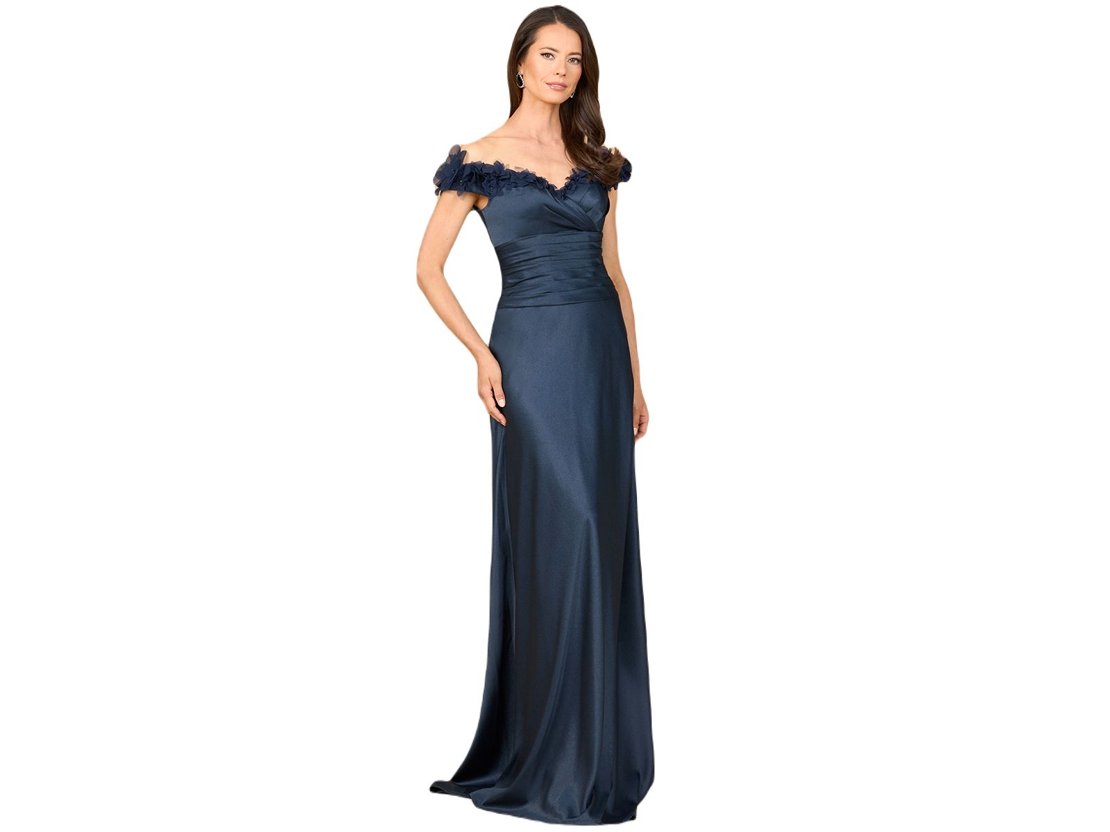 Lara Women's Off Shoulder Satin Gown