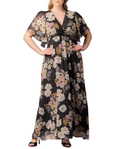 Midnight peony print