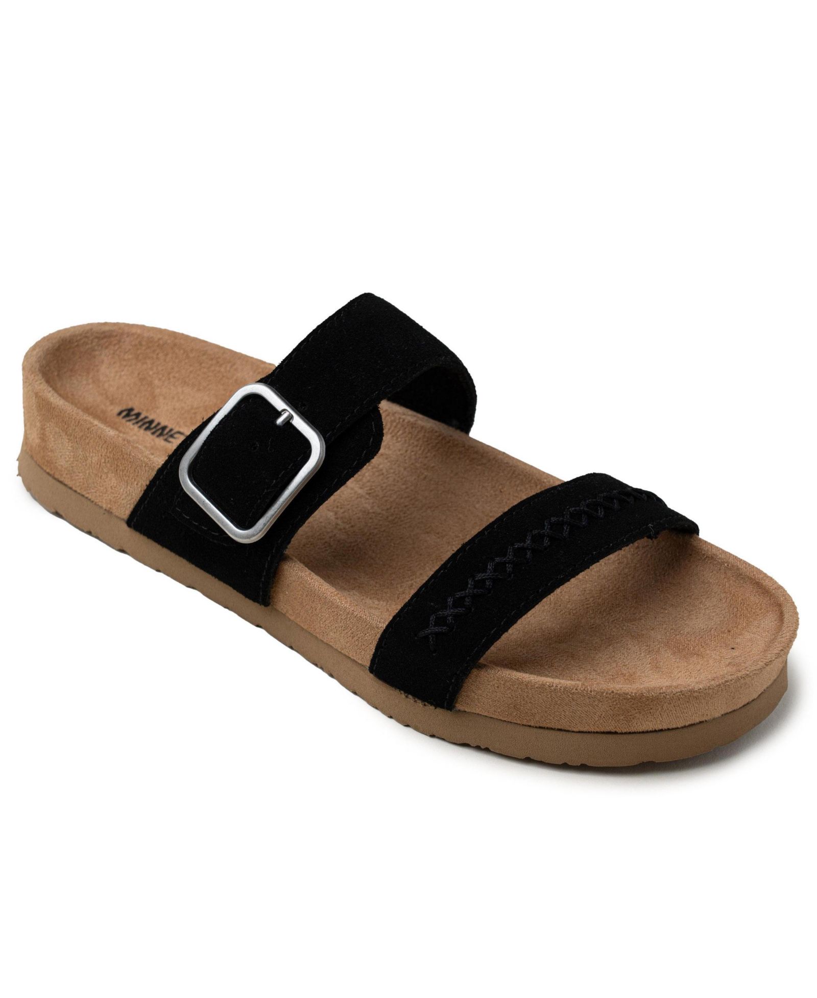 Женские сандалии Minnetonka Gideon Suede с 2 ремешками и пряжками
