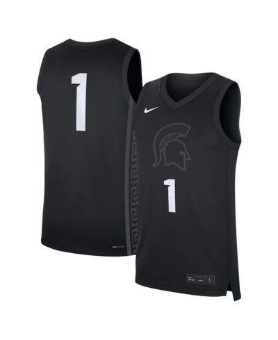 Nike Men's Black Michigan State Spartans Alternate Replica Jersey