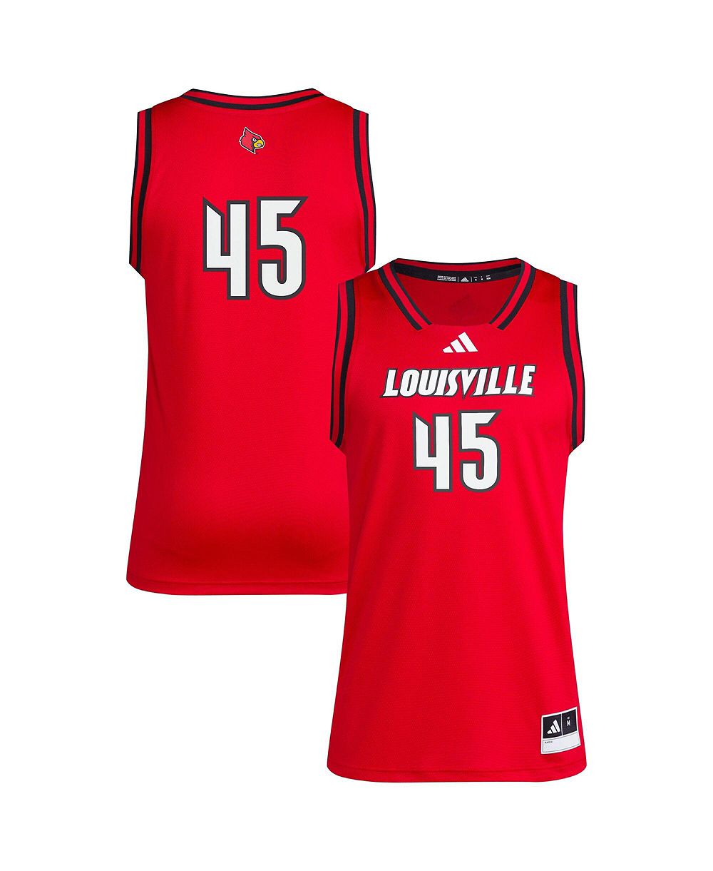 Мужская джерси Adidas 45 Red Louisville Cardinals Replica Swingman