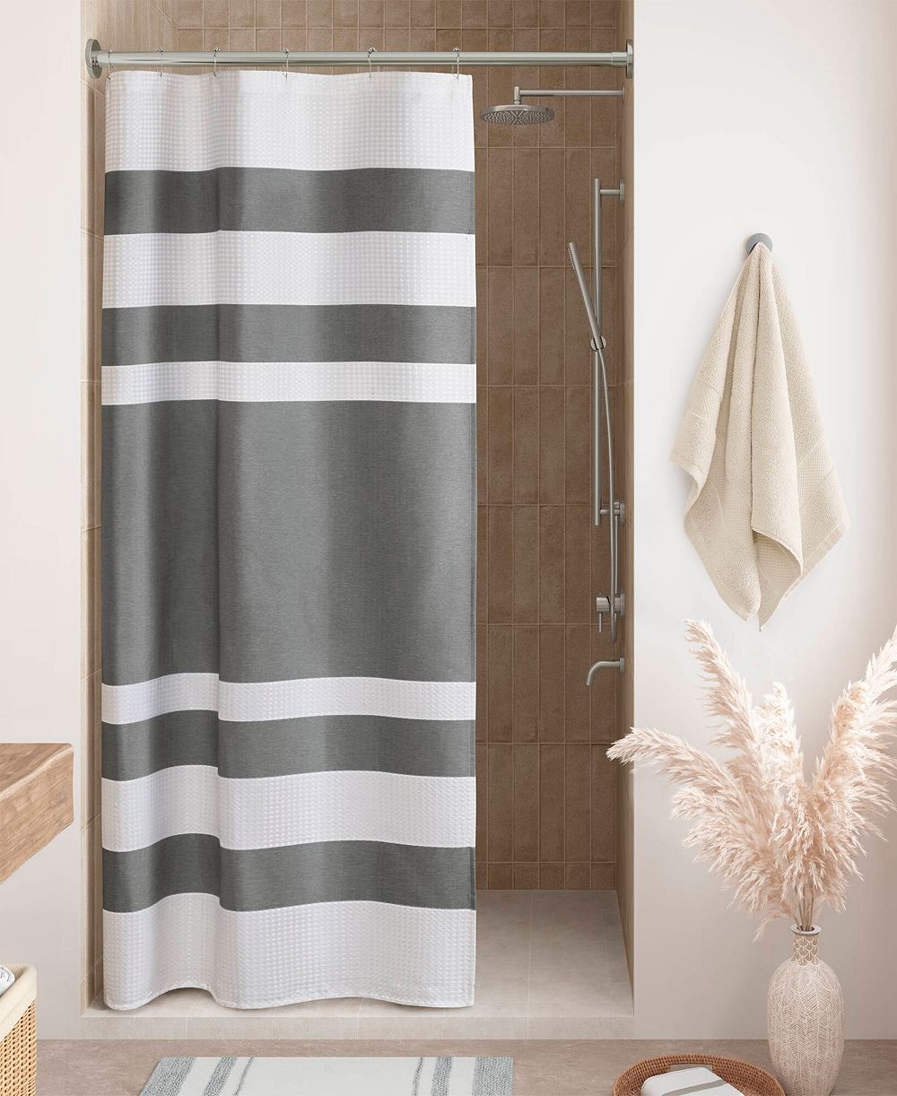 Штора для душа Madison Park Spa Waffle 3M-Scotchgard, 36" x 72"