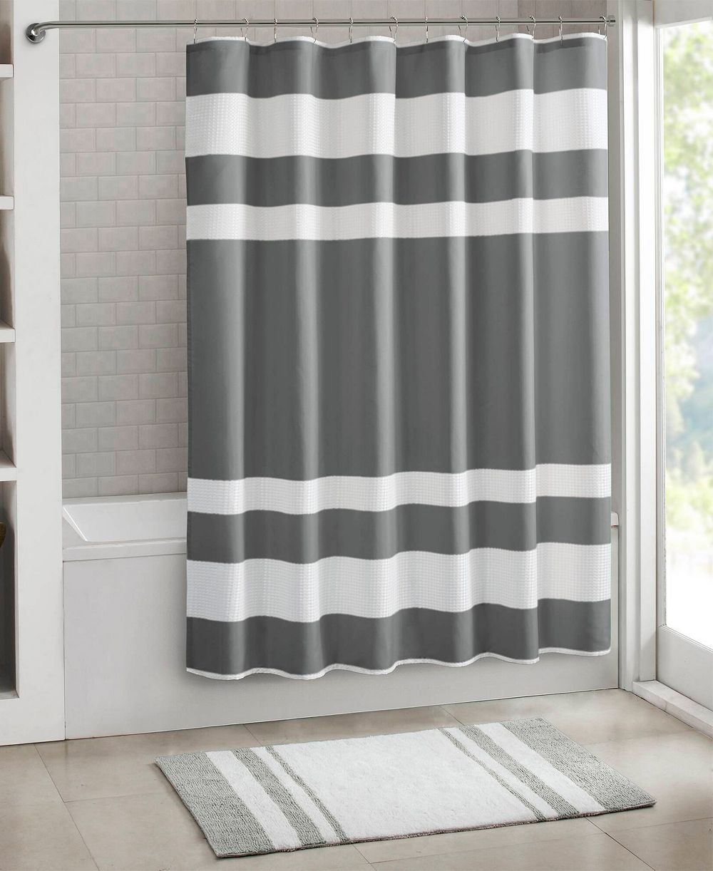Madison Park Spa Waffle 3M-Scotchgard шторка для душа, 72" x 78"