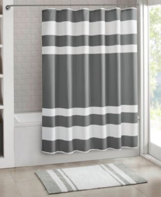 Madison Park Spa Waffle 3M-Scotchgard Shower Curtain, 72" x 78"
