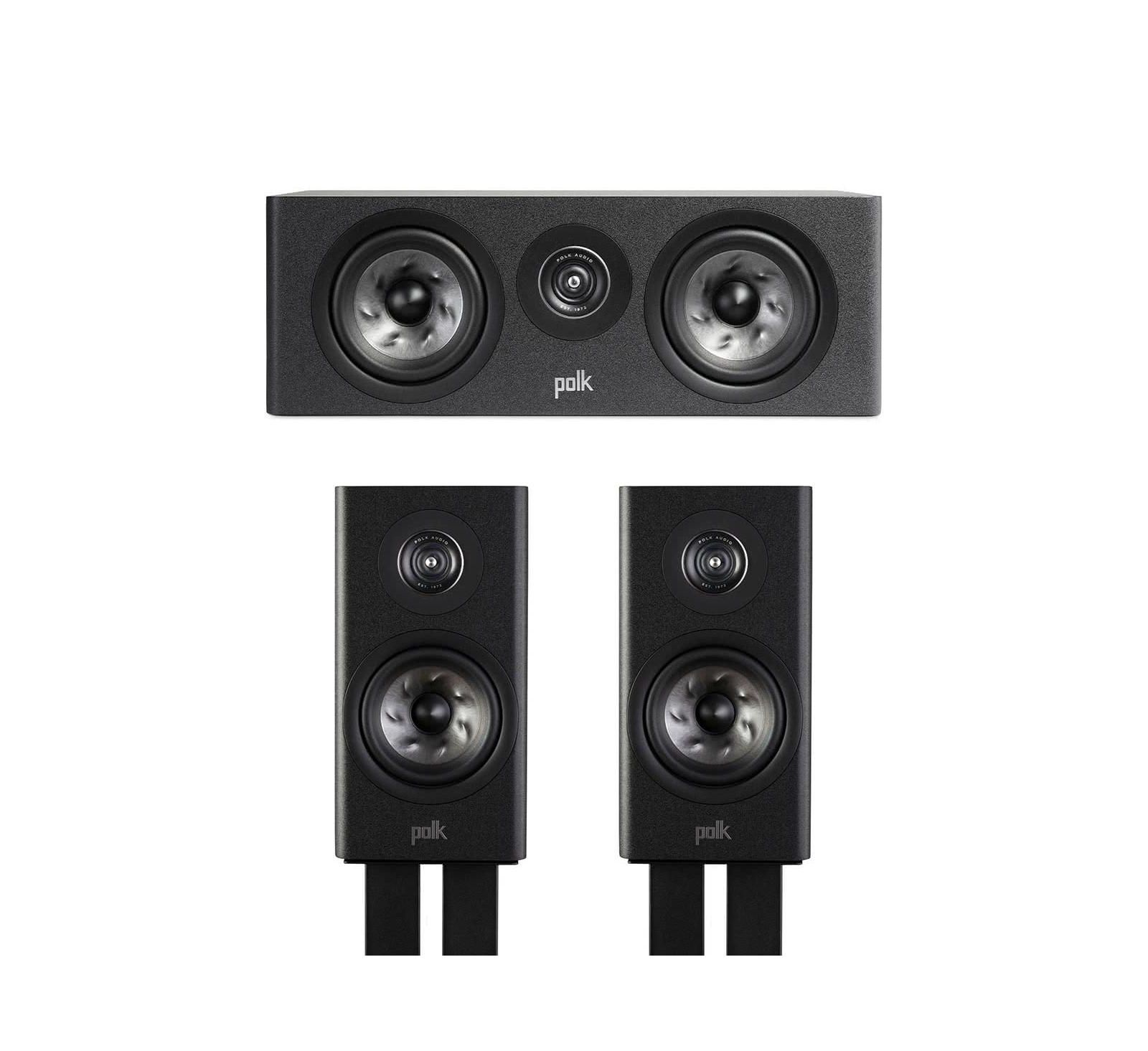 Polk Audio Reserve 3.0 Channel Compact Home Theater Speaker Bundle (Black)