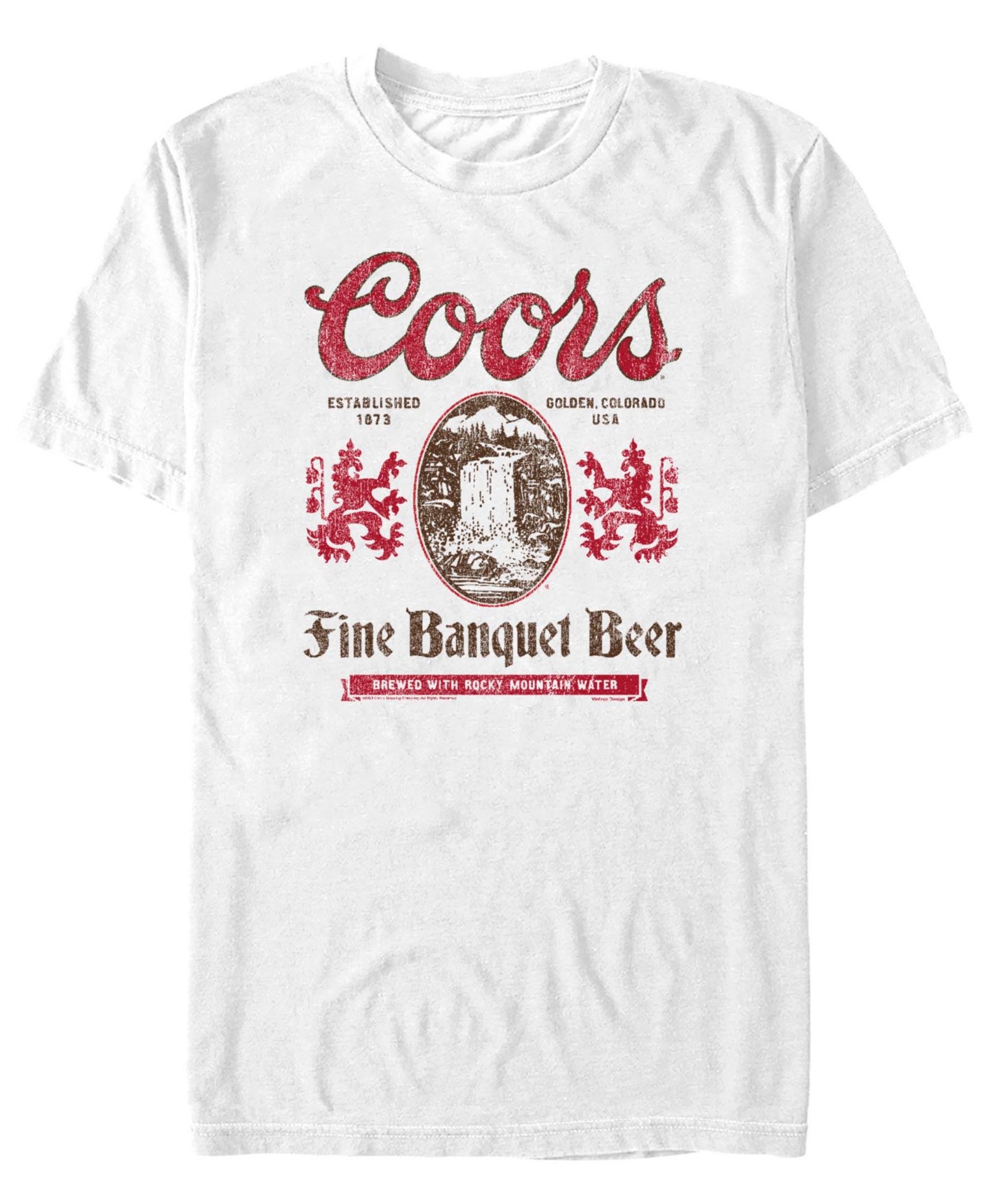Coors Brewing Company Men's Banquet Beer Short Sleeve T-Shirt