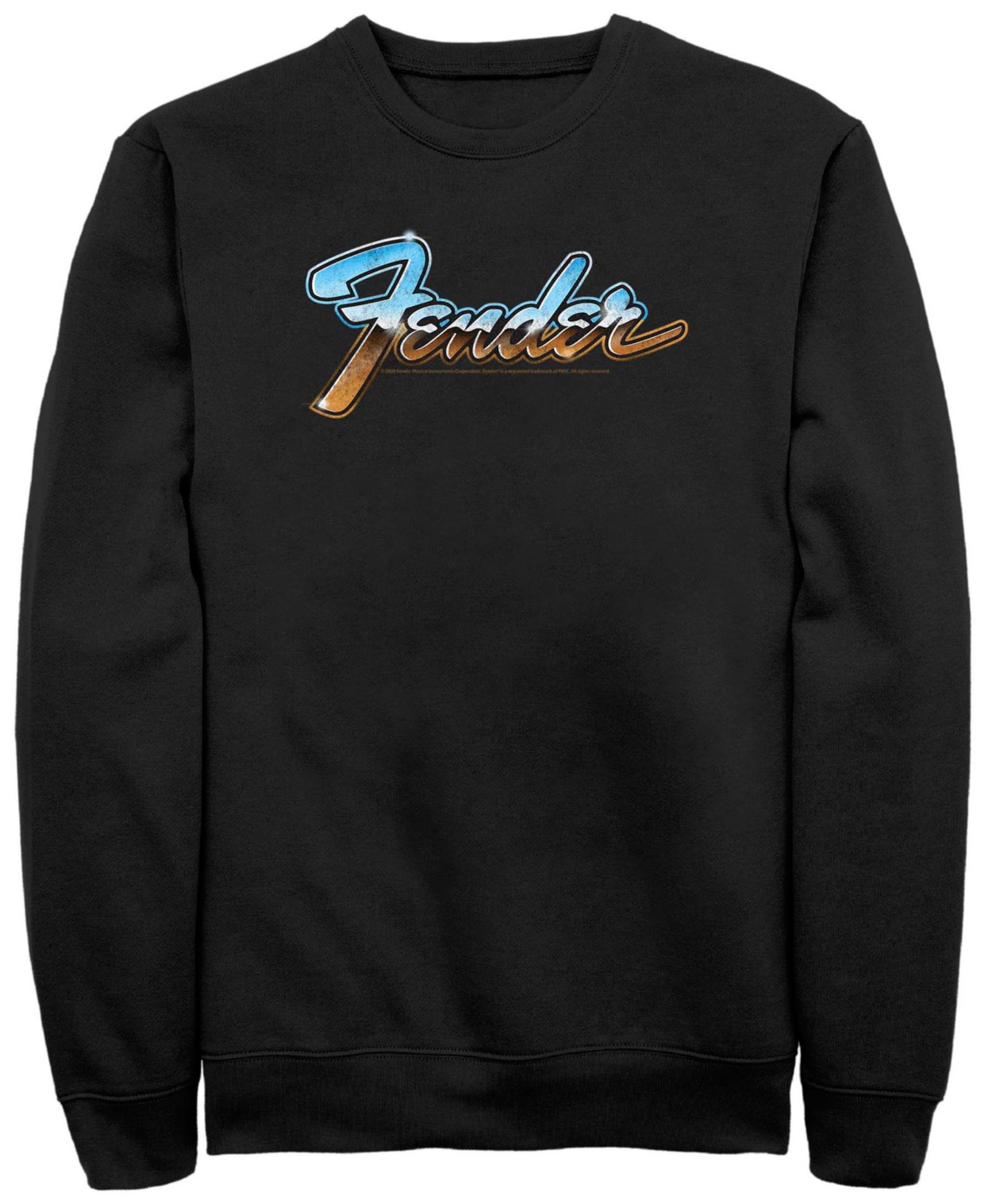 Fender Men's Fender Chrome Crew Fleece Pullover Sweatshirt