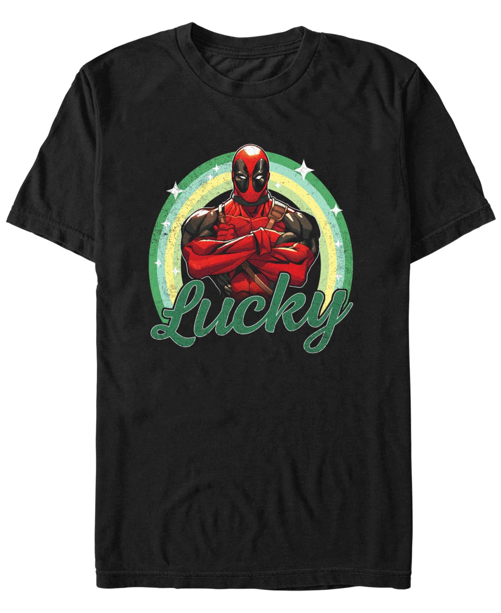 Deadpool Men's Lucky Deadpool Short Sleeve T-Shirt