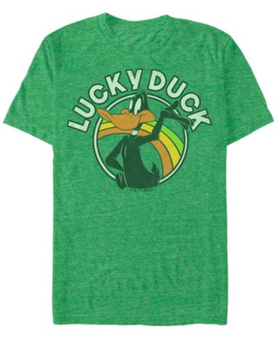 Looney Tunes Men's Lucky Duck Short Sleeve T-Shirt
