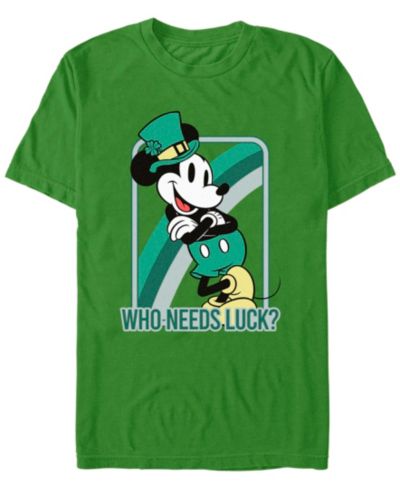 Мужская футболка Mickey Classic Dis Need Luck с коротким рукавом
