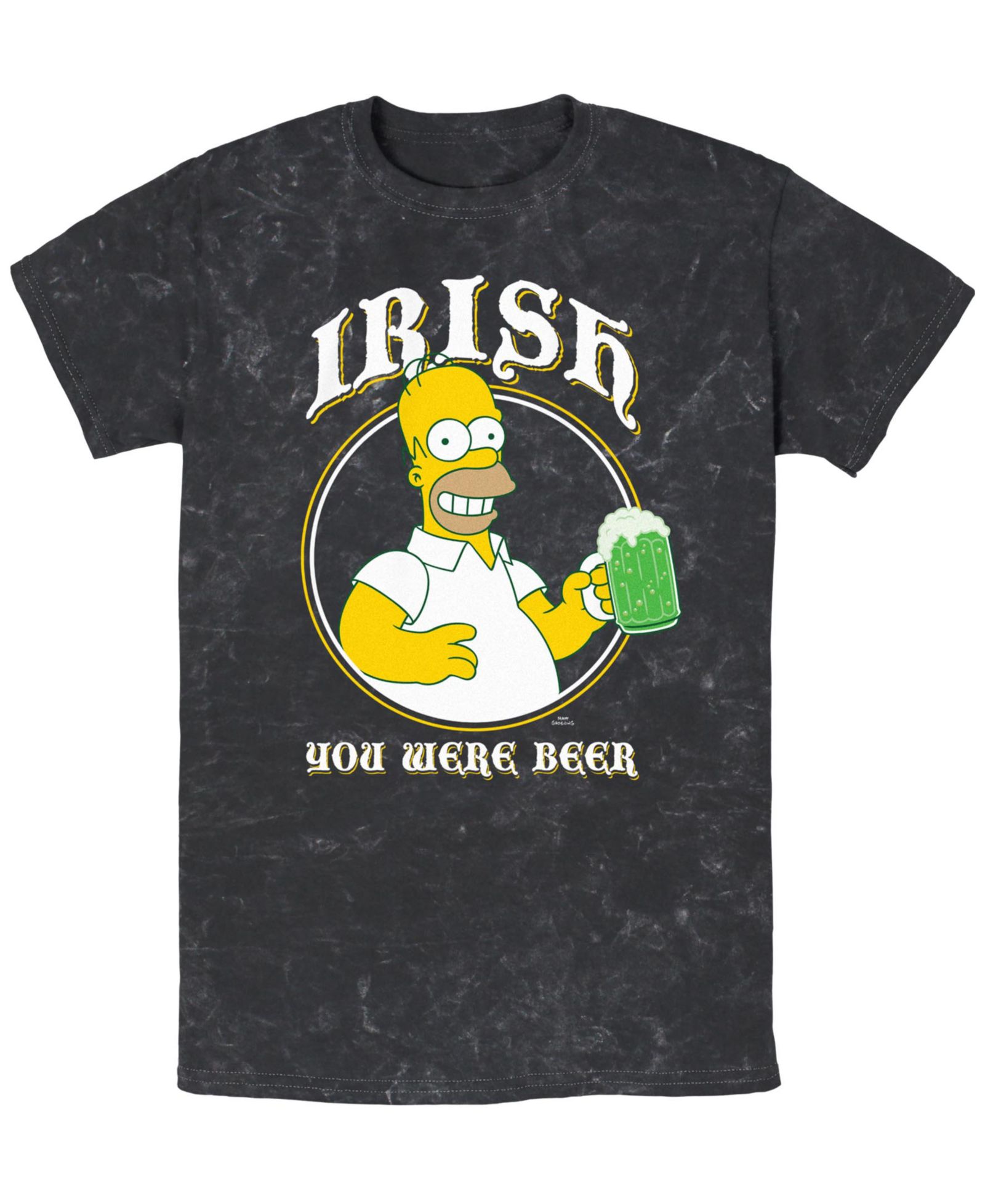 Мужская футболка The Simpsons Irish You Were Beer Short Sleeve