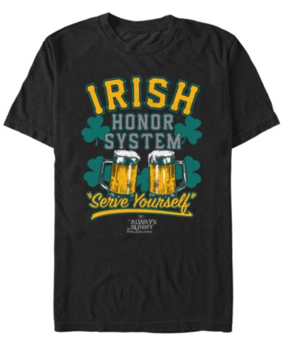 Мужская футболка It's Always Sunny in Philadelphia Irish Honor с коротким рукавом