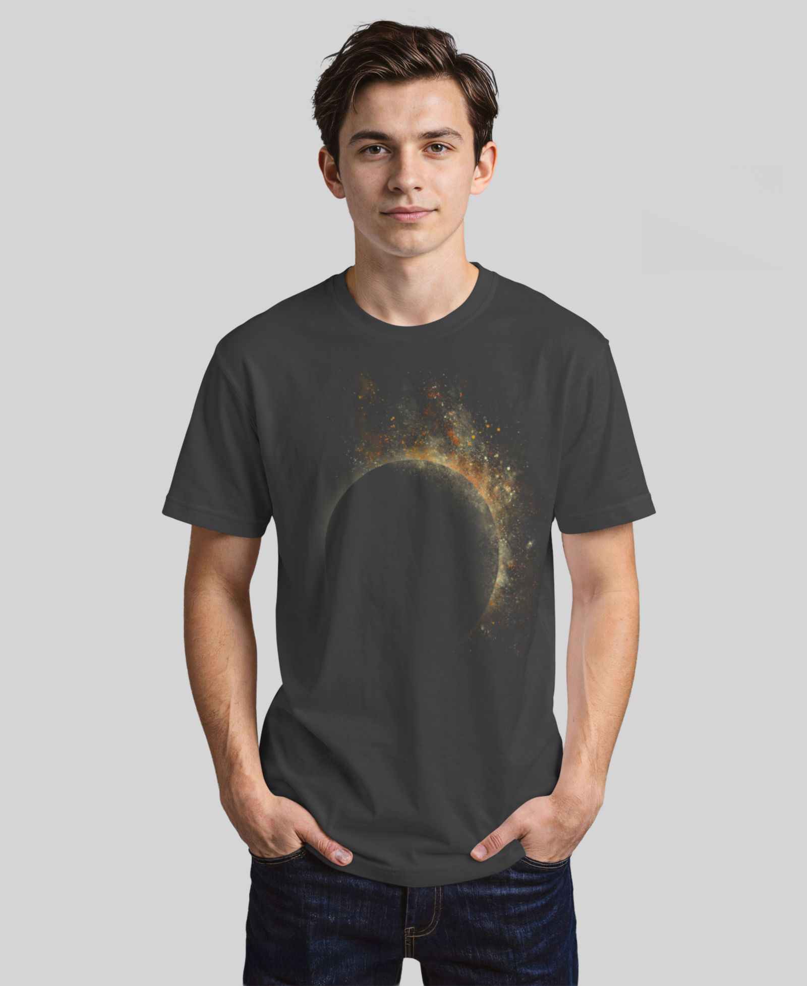 Design By Humans Men's Eclipse Short-Sleeve T-Shirt