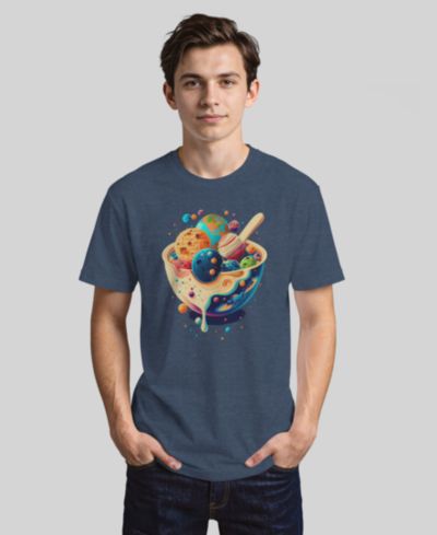 Design By Humans Мужская футболка Milky Way Cereal Short-Sleeve