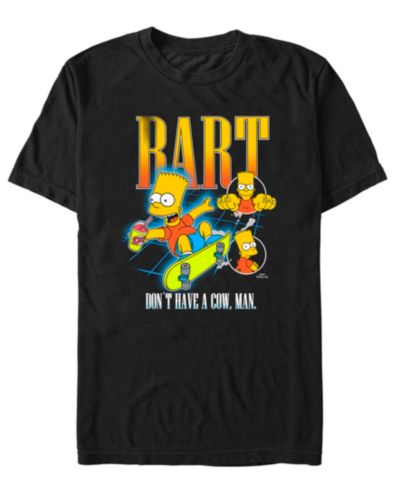 Мужская футболка The Simpsons Bart Flying с коротким рукавом