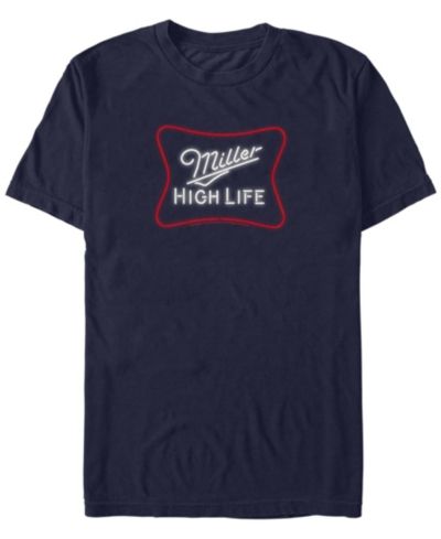 Miller High Life Мужская футболка Lights The Bar с коротким рукавом