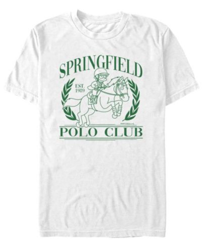 The Simpsons Men's Polo Club Short Sleeve T-Shirt