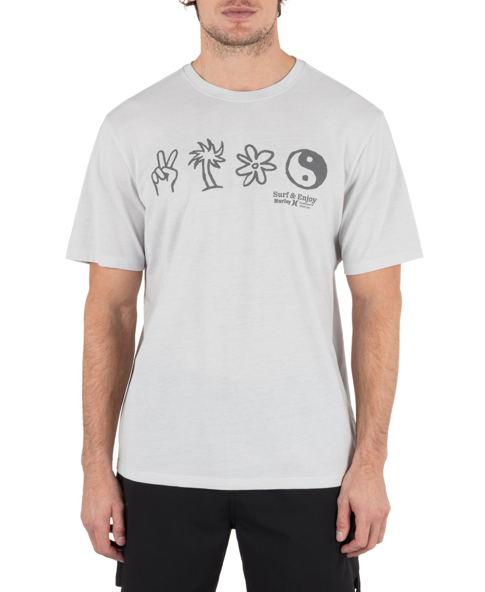 Hurley Men's Three Days Short Sleeve T-Shirt