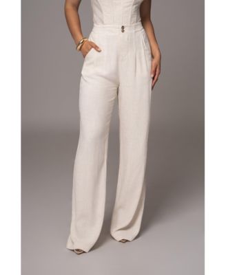 JLUXLABEL Женские льняные брюки Thea