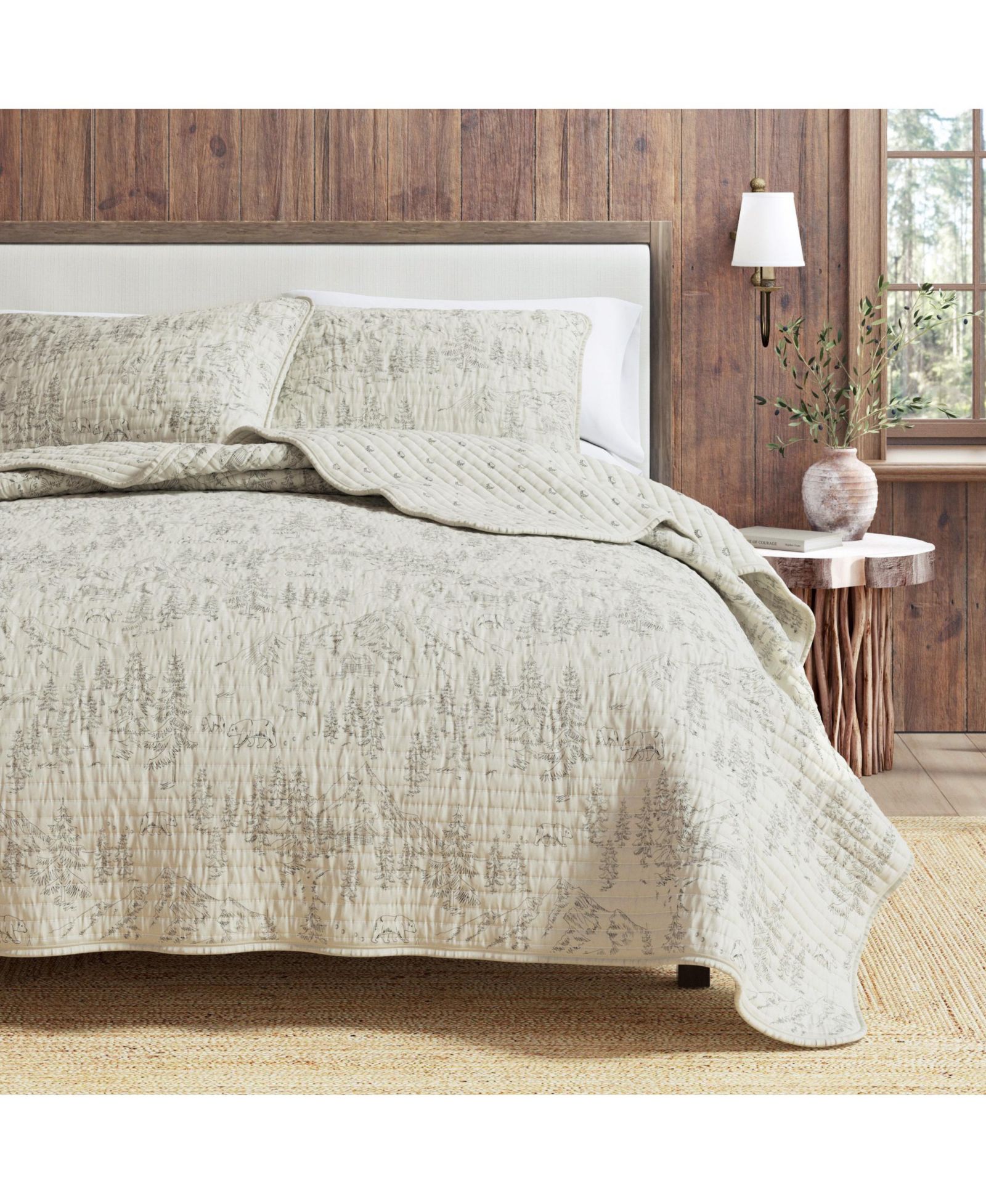 Linery and Co. Lodge Printed Quilt Set with Shams