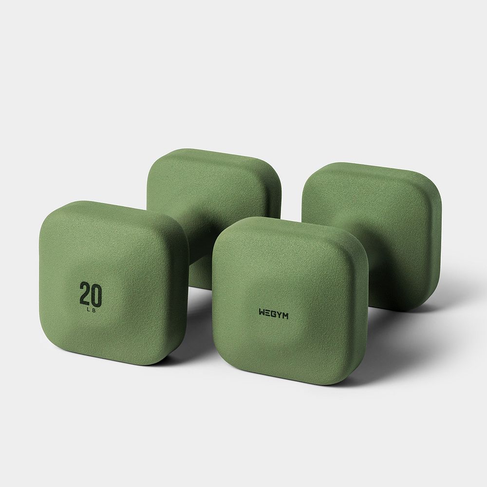 Гантели WeGym SafeGrip, 20 lbs