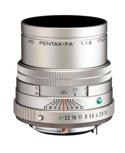 Pentax HD Pentax-FA 77mm f/1.8 Limited объектив, серебристый