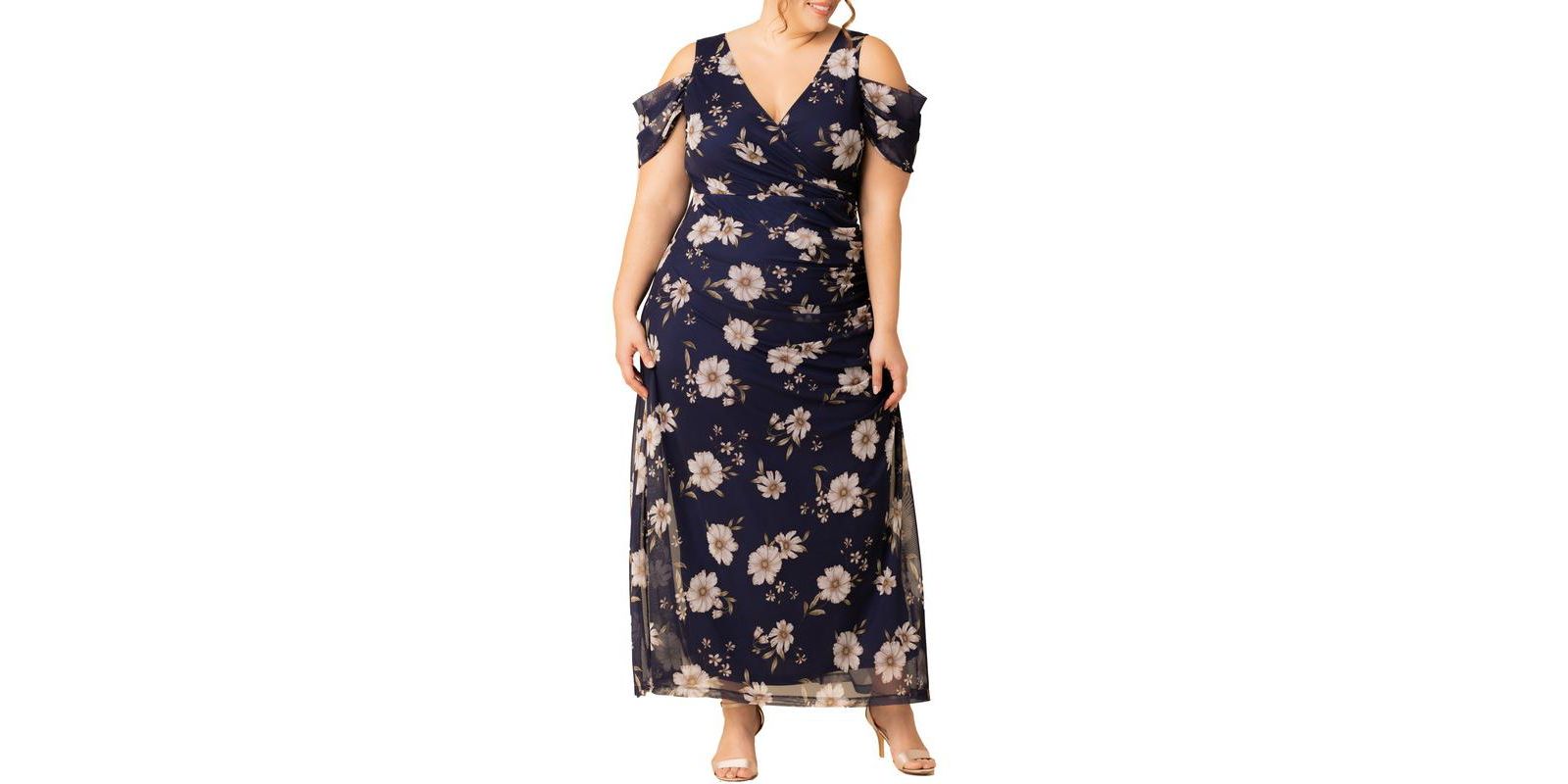 Платье Kiyonna Plus Size Seraphina Mesh