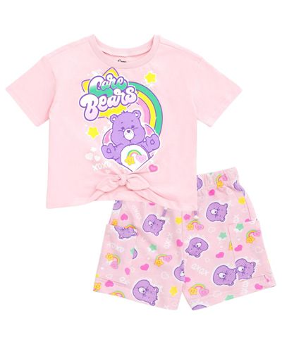 Комплект из футболки и шорт Care Bears Toddler Girls Best Friend Bear из футера