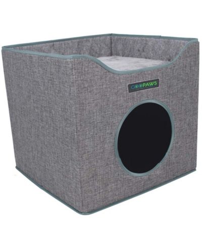 Foldable Cat Condo: Smoke Gray