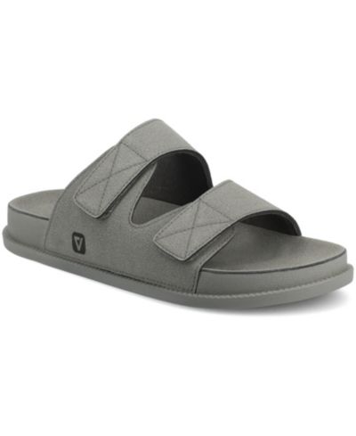 Vance Co. Men's Orlando Comfort Adjustable Strap Slide On Sandals